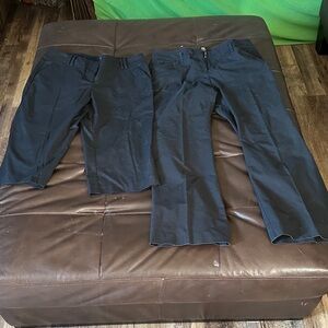 Slacks 6 petite + capris size 6 New York & Company